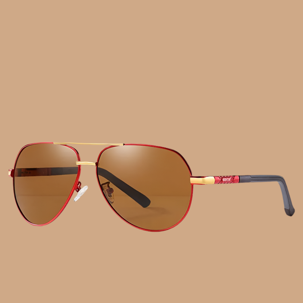 Vintage Men’s Driving Glasses - Polarized Traditional Shape Sunglasses For Men