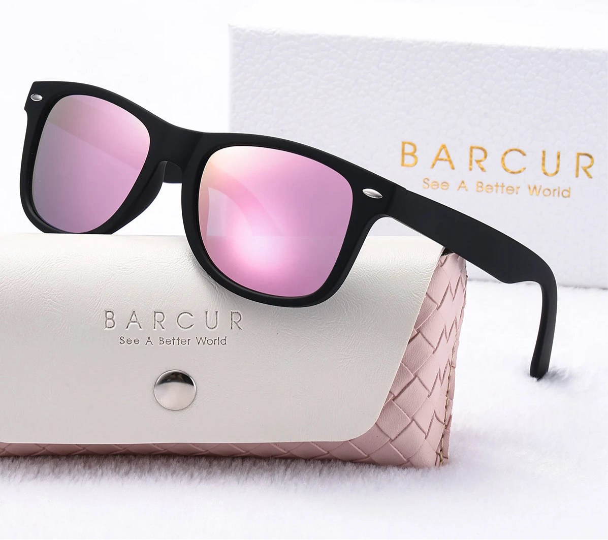 Classic Style Women’s Sunglasses With Polarized UV Protection Square Lenses