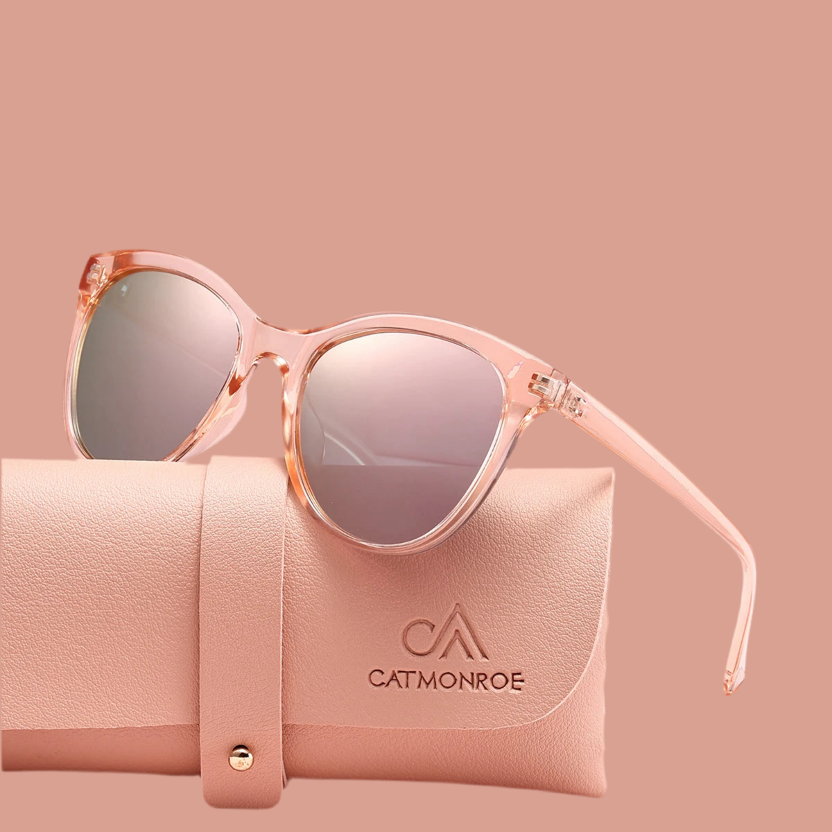 Women’s Cat Eye Style Sunglasses With Polarized Lenses And UV Sunlight Protection