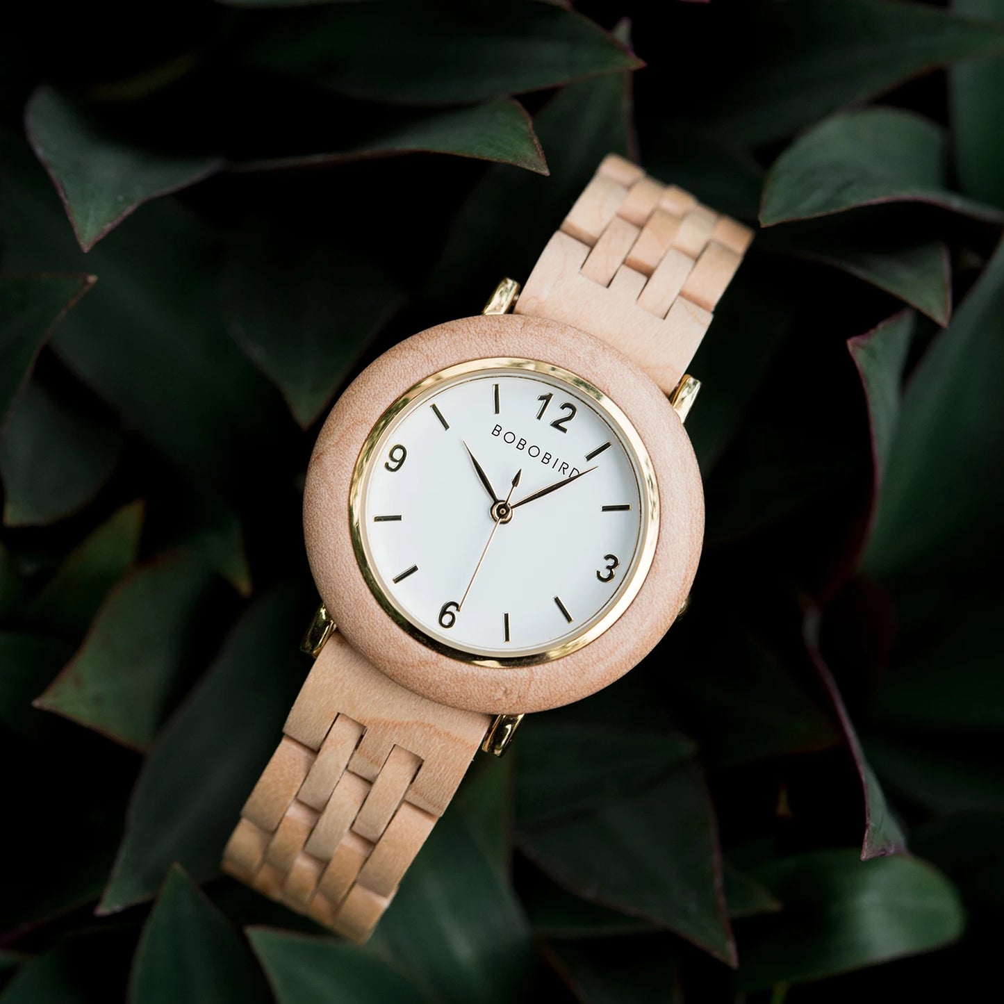 Wood Women’s Watch Simple Ladies Quartz Wristwatch Relógio Feminine