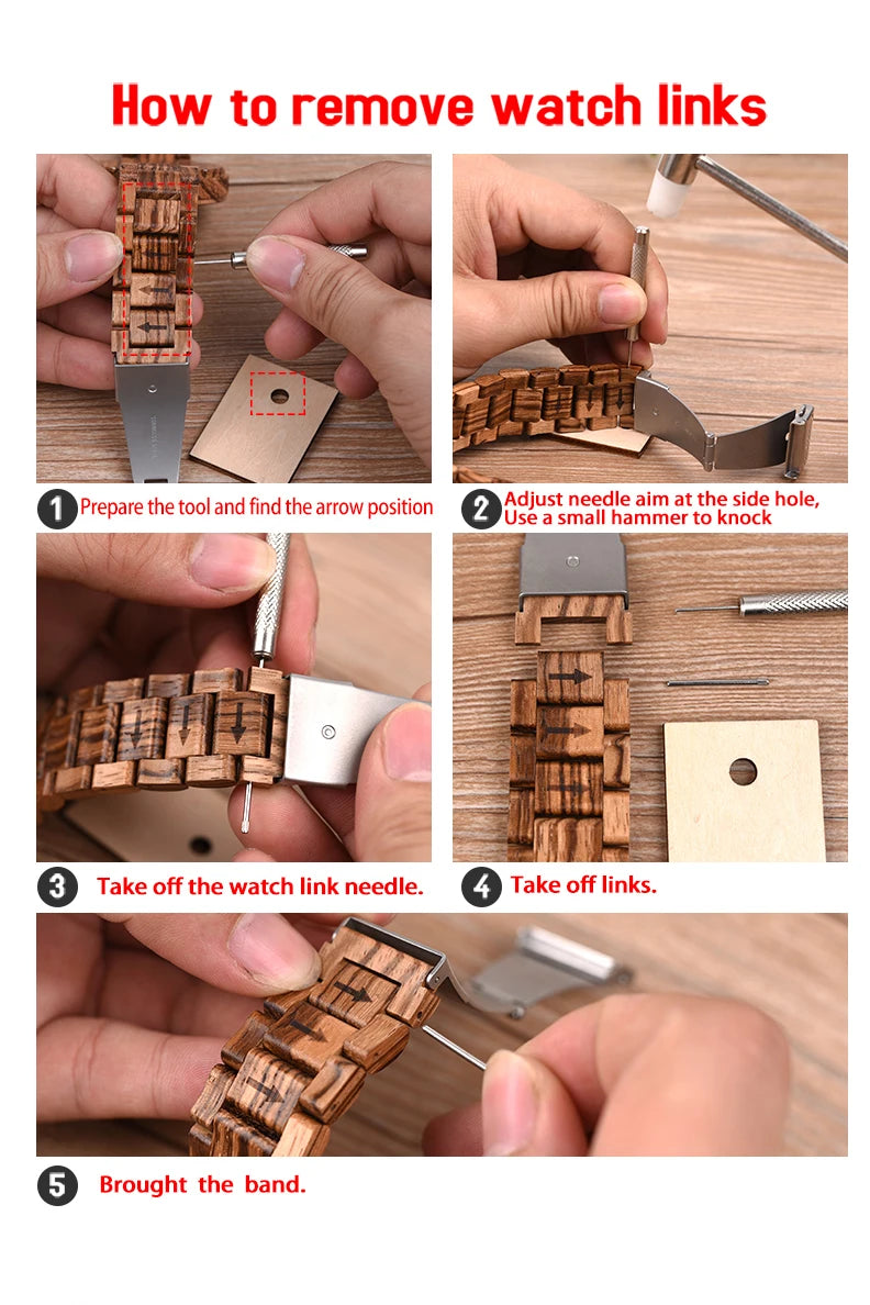 Men’s Quartz Wooden Watch With Luminous Hands And Round Face - Sports Style Wristwatch With Analog Time And Date Display