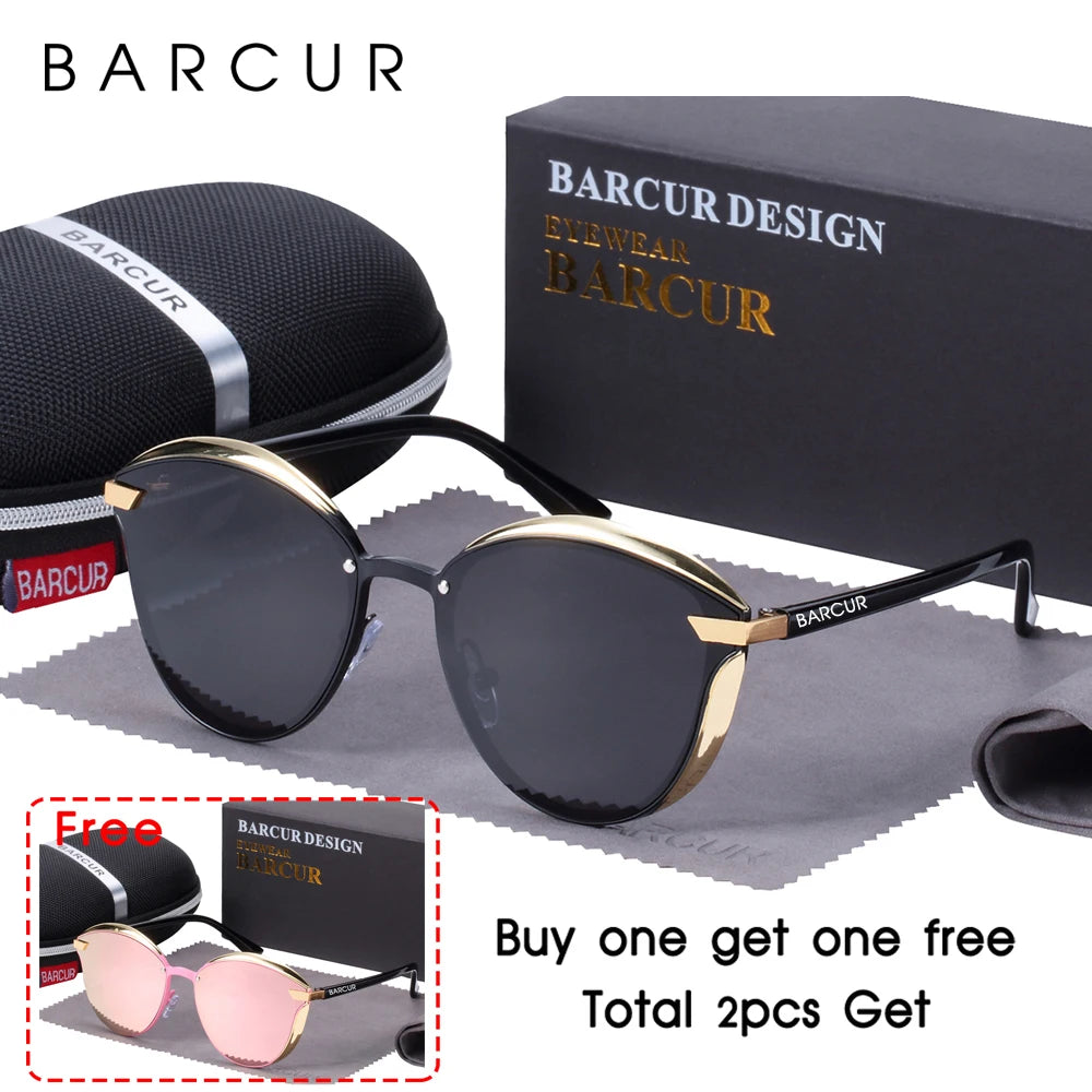 Round Polarized Sunglasses For Women - UV Ray Protected Lenses - Available As Sets