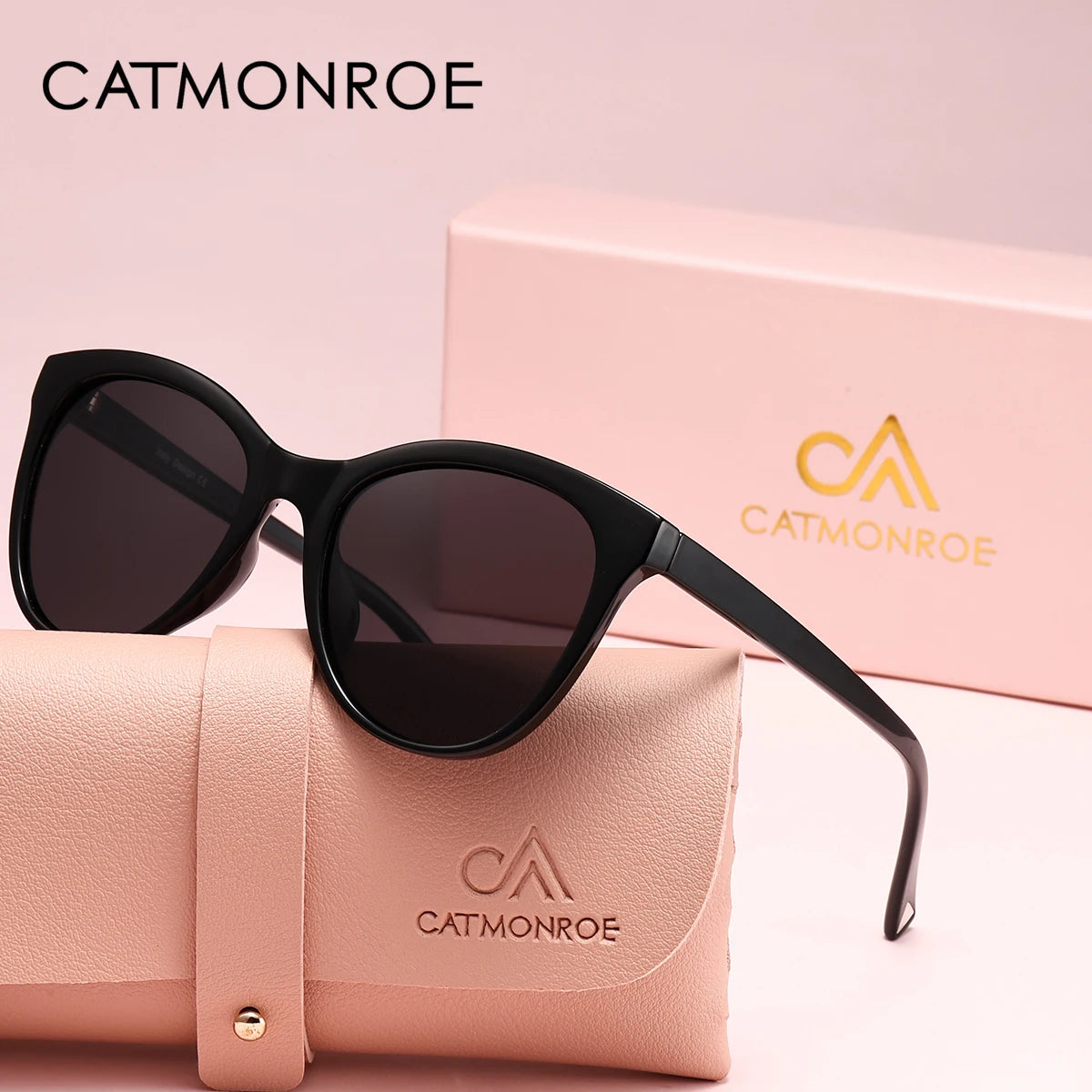 Women’s Cat Eye Style Sunglasses With Polarized Lenses And UV Sunlight Protection