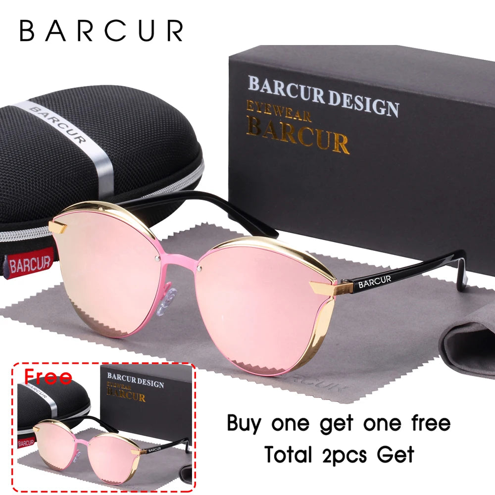 Round Polarized Sunglasses For Women - UV Ray Protected Lenses - Available As Sets