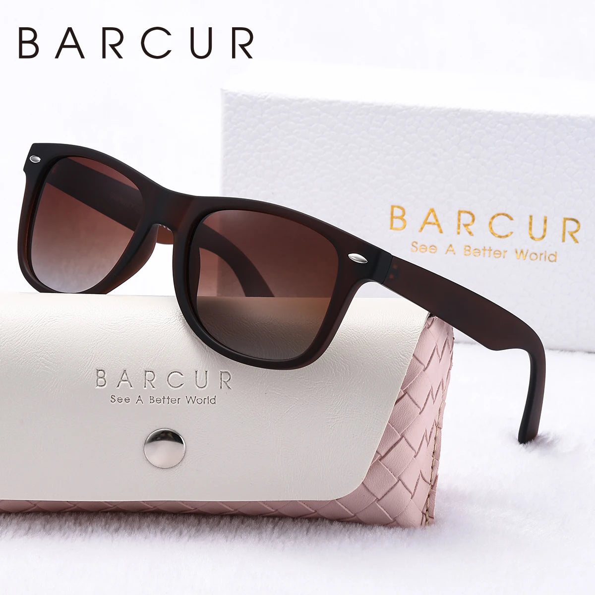 Classic Style Women’s Sunglasses With Polarized UV Protection Square Lenses