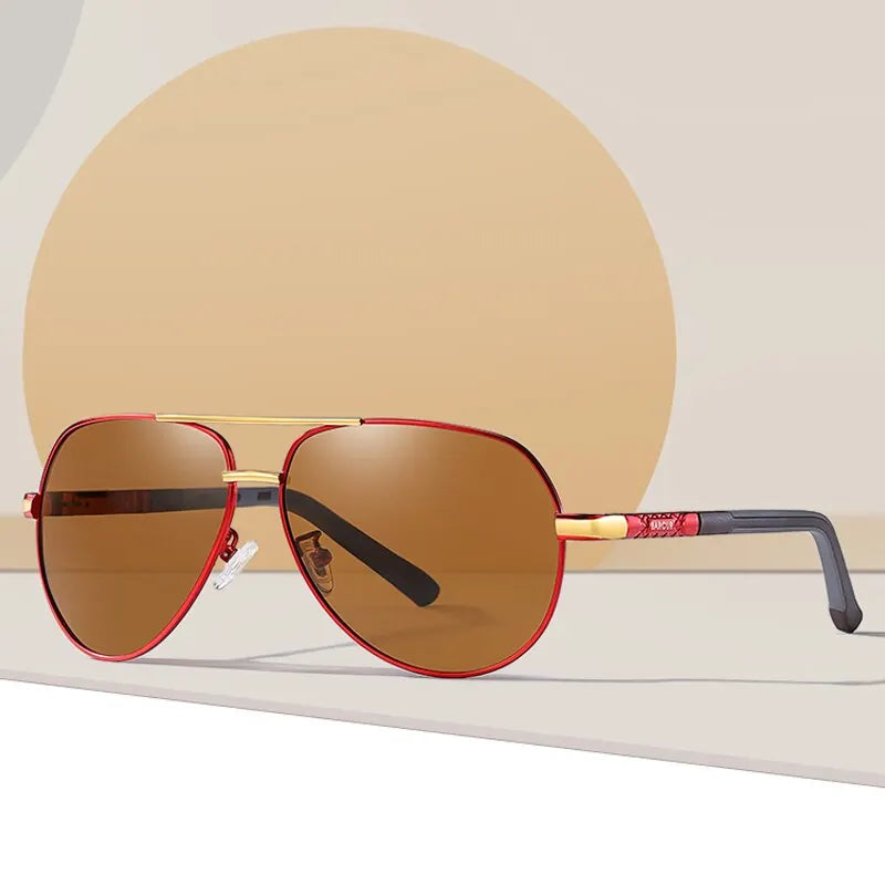 Vintage Men’s Driving Glasses - Polarized Traditional Shape Sunglasses For Men