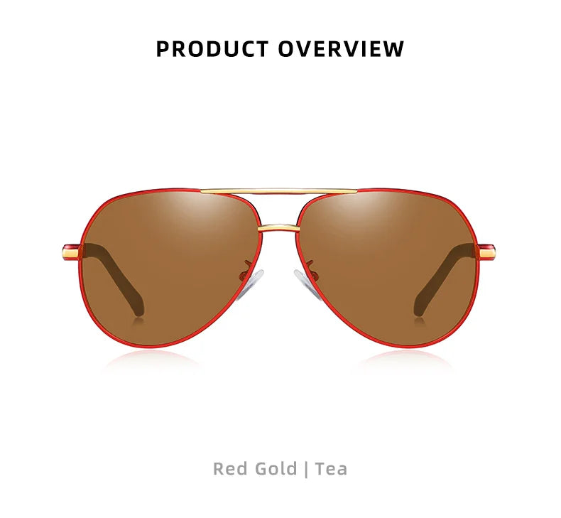 Vintage Men’s Driving Glasses - Polarized Traditional Shape Sunglasses For Men