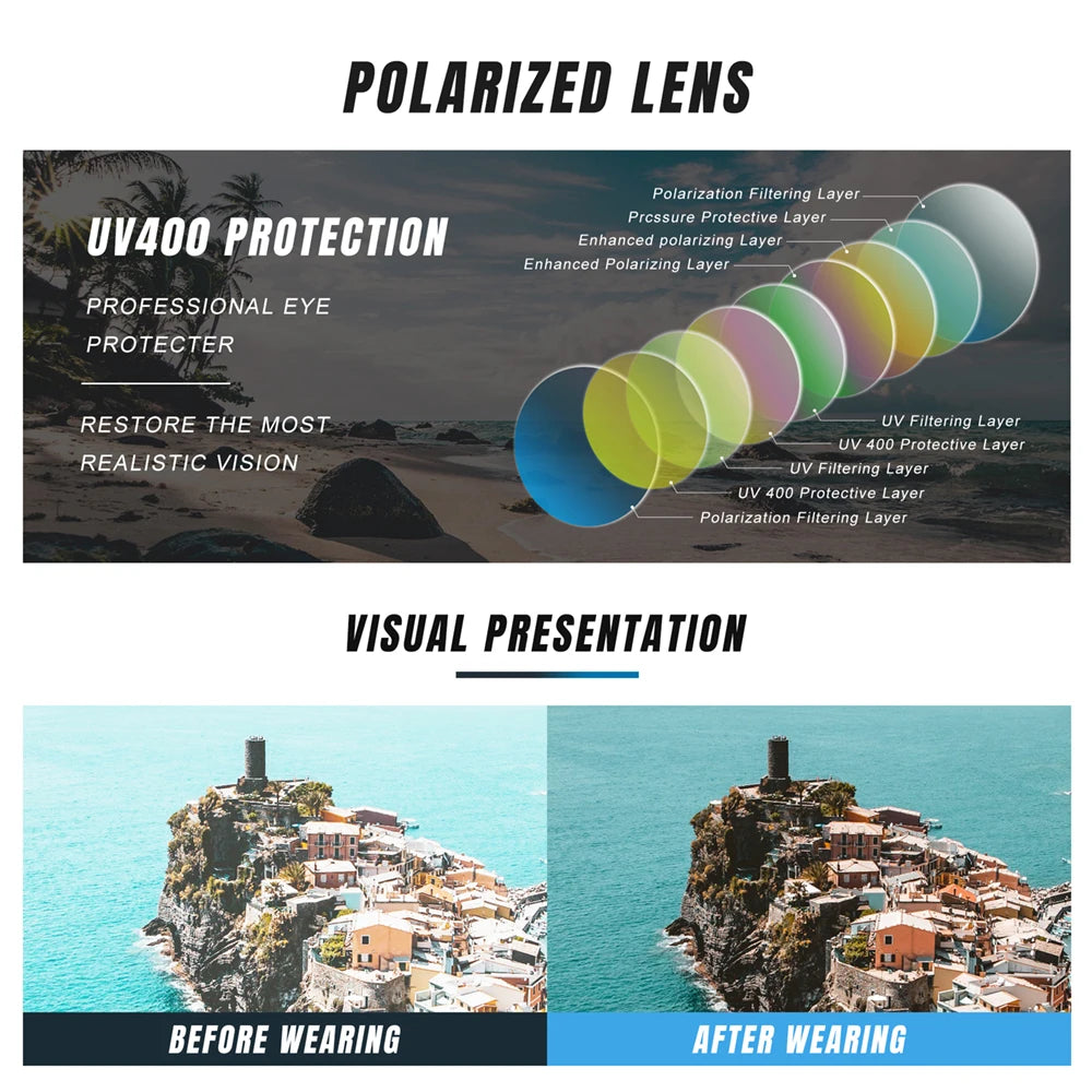 Unisex Wooden Sunglasses For Men And Women - Rimless Mirror Lenses With UV400 Sun Protection