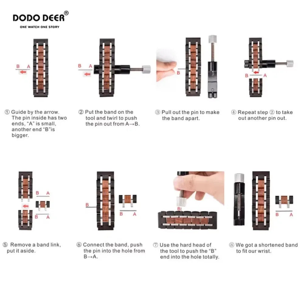 Men's Wooden Watch With Calendar - Multifunctional Fashion Quartz Movement Wristwatch