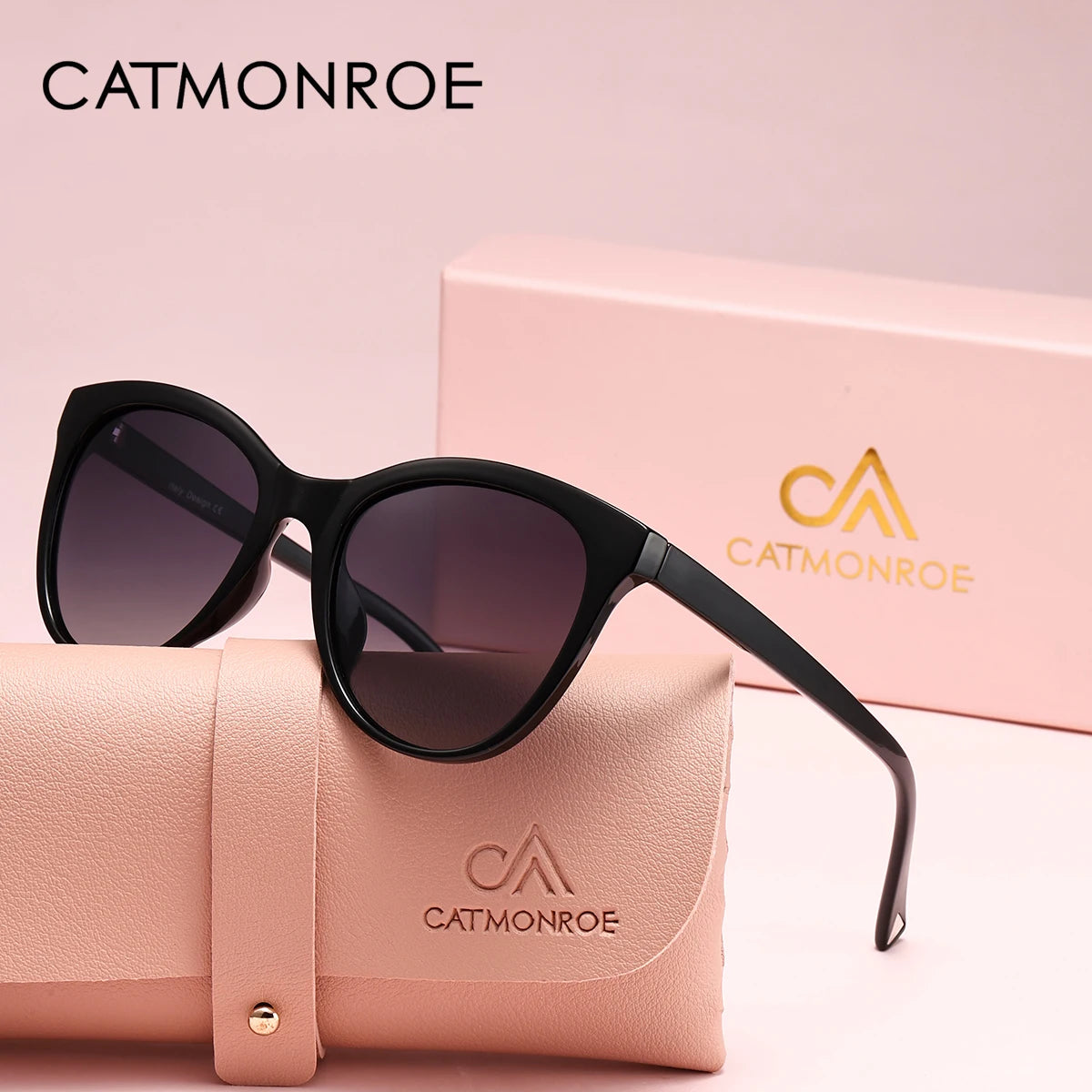 Women’s Cat Eye Style Sunglasses With Polarized Lenses And UV Sunlight Protection