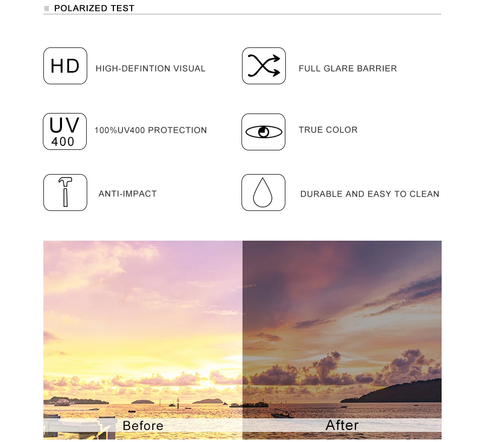 Men’s UV Polarized Mirror Lens Sunglasses - Rectangular Shaped Wooden Frames