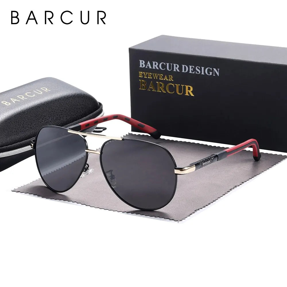 Vintage Men’s Driving Glasses - Polarized Traditional Shape Sunglasses For Men