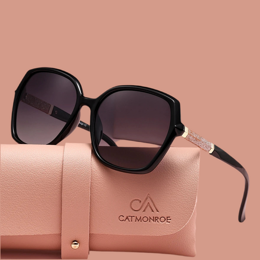 Women’s Luxury Polarized Sunglasses - Butterfly Fashion Frame UV400 Sun Protection