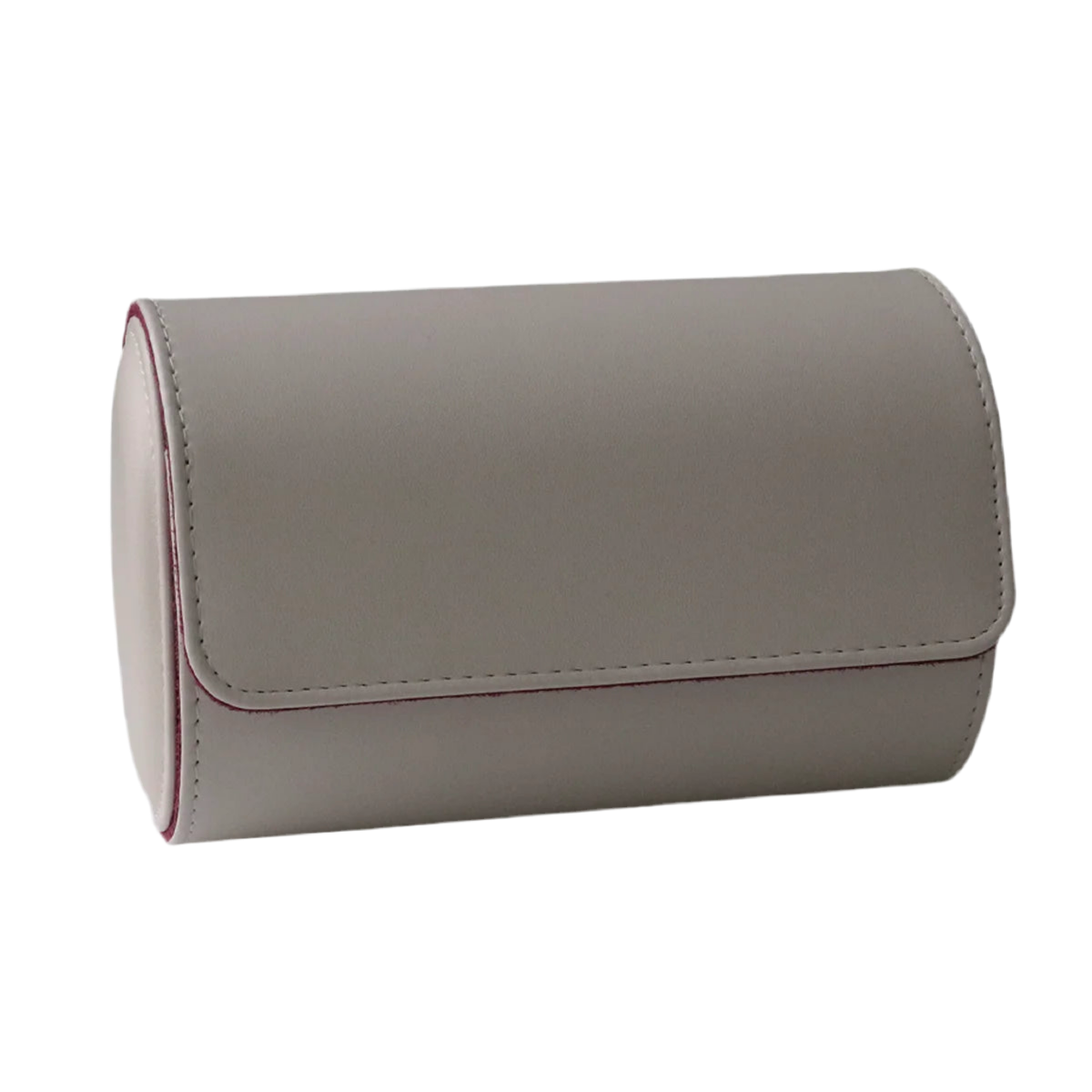 Watch Travel Cases - White Leather Storage Pouch For Wrist Watches