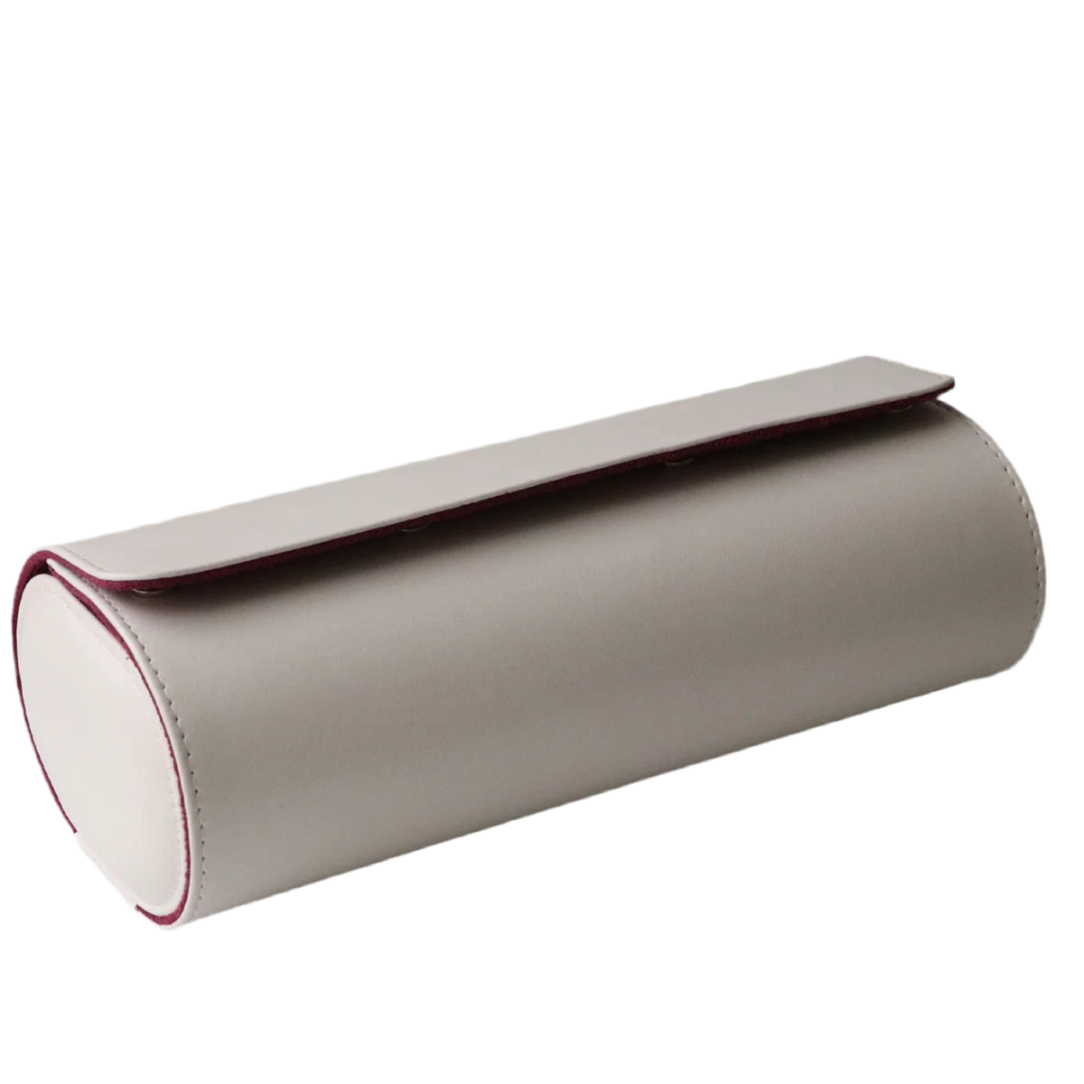 Watch Travel Cases - White Leather Storage Pouch For Wrist Watches