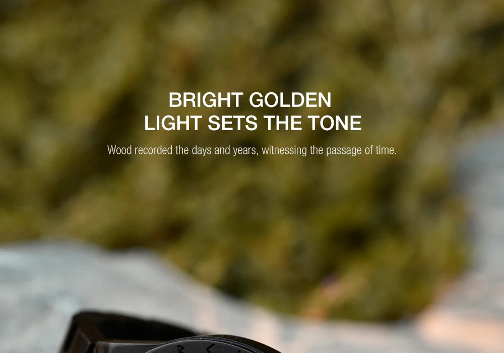 Viking Style Man's Wooden Watches - Vintage Quartz Movement Watch for Men