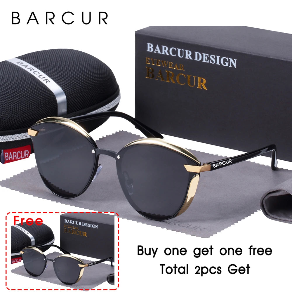 Round Polarized Sunglasses For Women - UV Ray Protected Lenses - Available As Sets