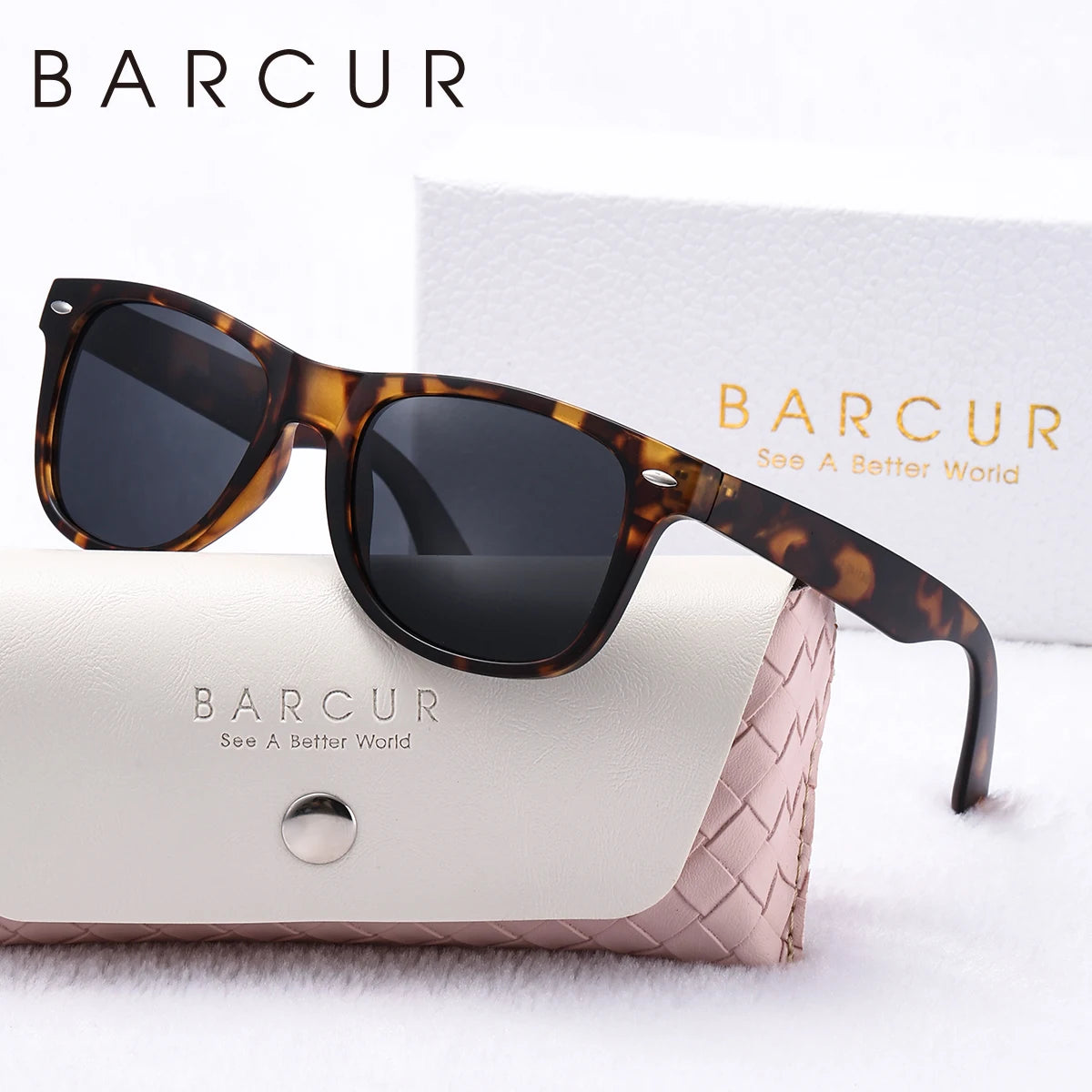 Classic Style Women’s Sunglasses With Polarized UV Protection Square Lenses