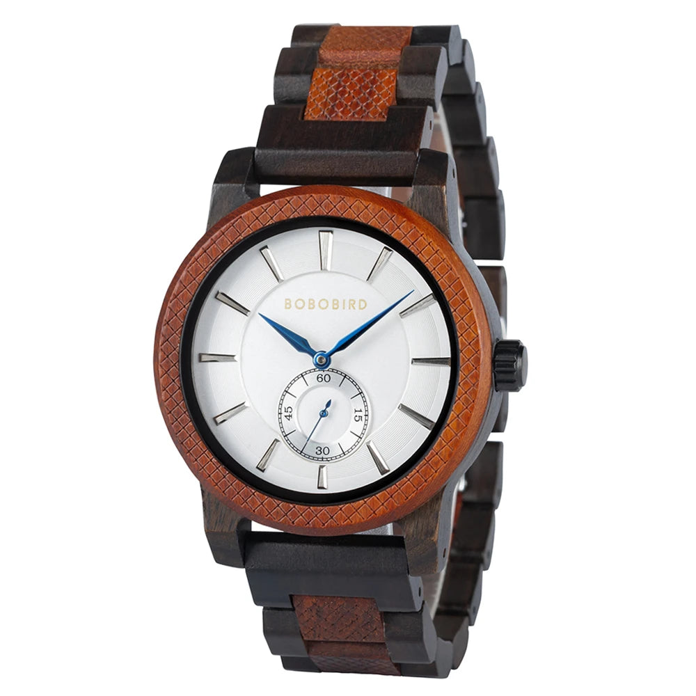 Casual Wooden Watch for Men - Classic Analog Wristwatch For Men