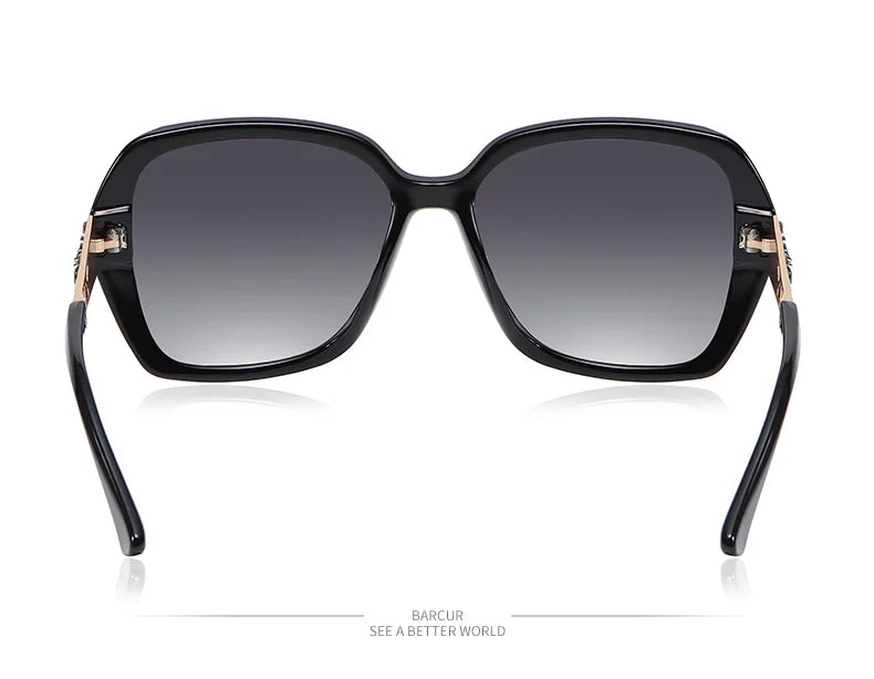 BARCUR Original Sunglasses Women Polarized Elegant Design For Ladies Gradient Sun Glasses for Women Female Eyewear Accessory