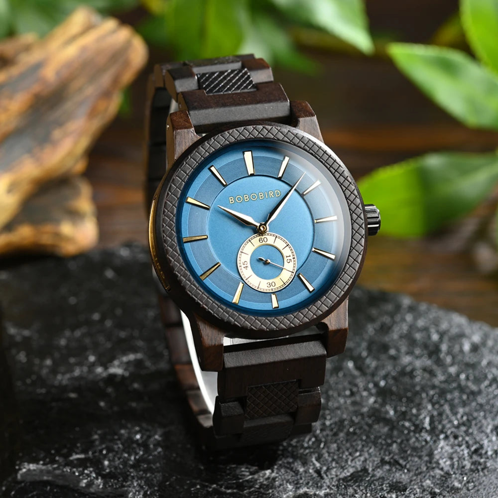 Casual Wooden Watch for Men - Classic Analog Wristwatch For Men