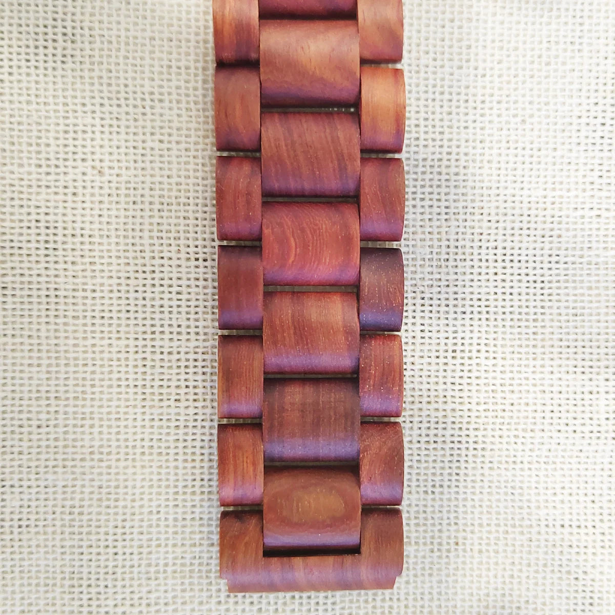 Men's Large Chronographic Dial Wooden Watch - Sports Style With Luminous Hands And Quartz Movement