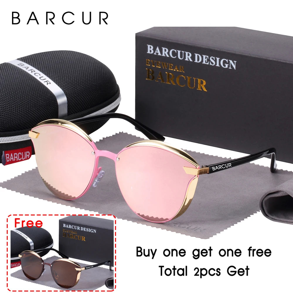 Round Polarized Sunglasses For Women - UV Ray Protected Lenses - Available As Sets