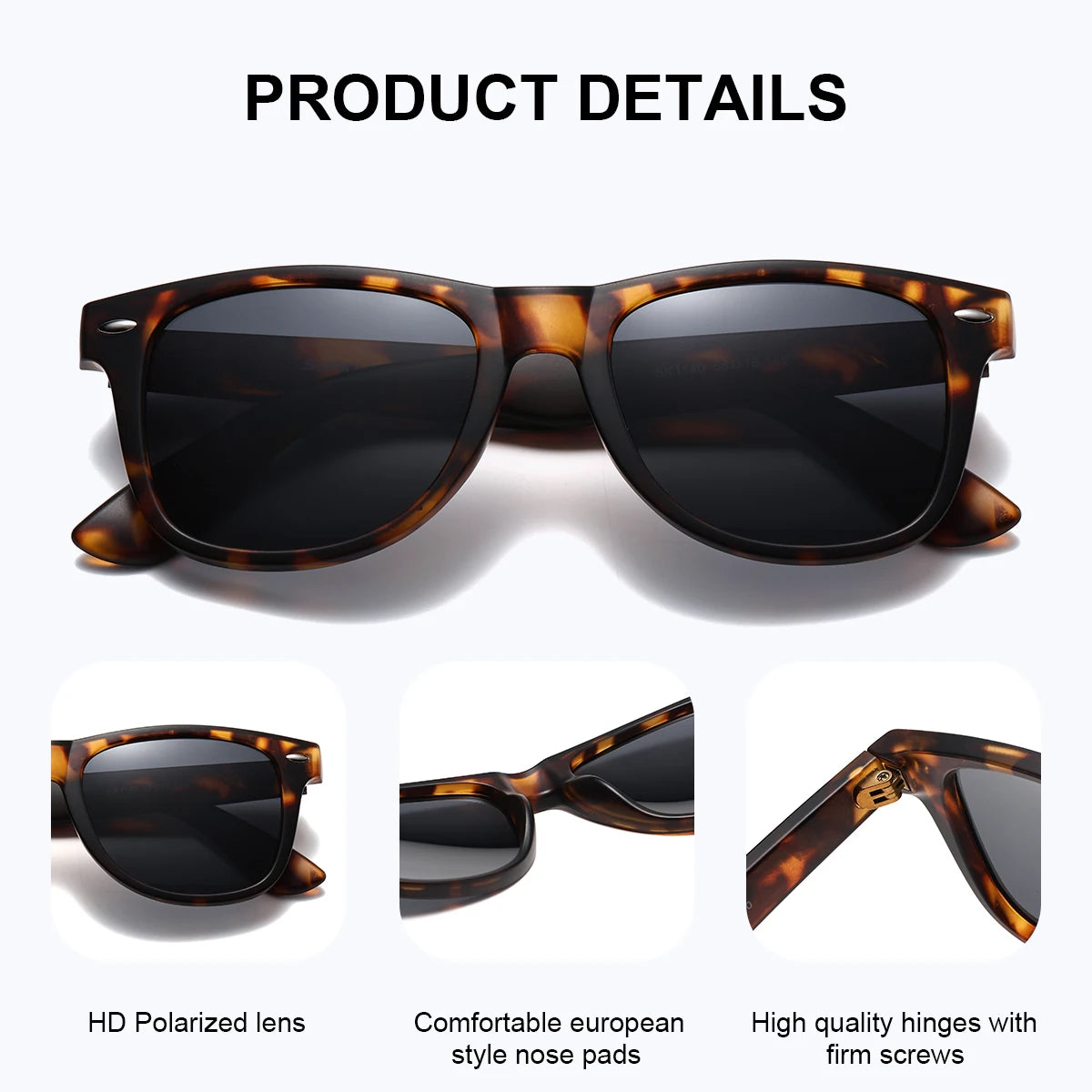 BARCUR Black Polarized Women Sunglasses Classic Comfortable PC Oval Men Sunglasses UV400 Sunshade Glasses Apparel Accessory