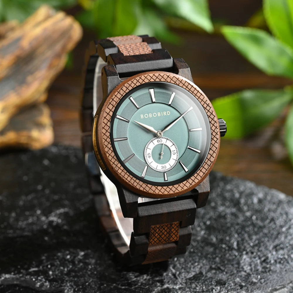 Casual Wooden Watch for Men - Classic Analog Wristwatch For Men