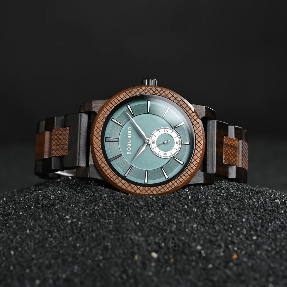 Casual Wooden Watch for Men - Classic Analog Wristwatch For Men
