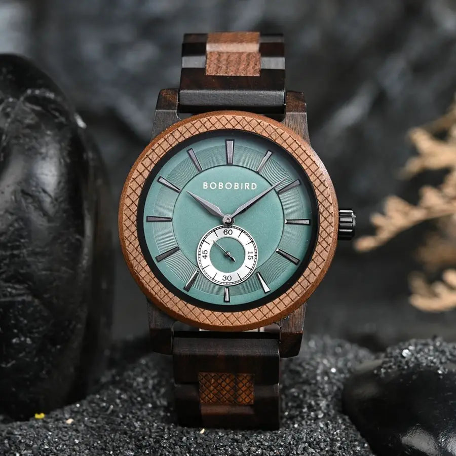 Casual Wooden Watch for Men - Classic Analog Wristwatch For Men