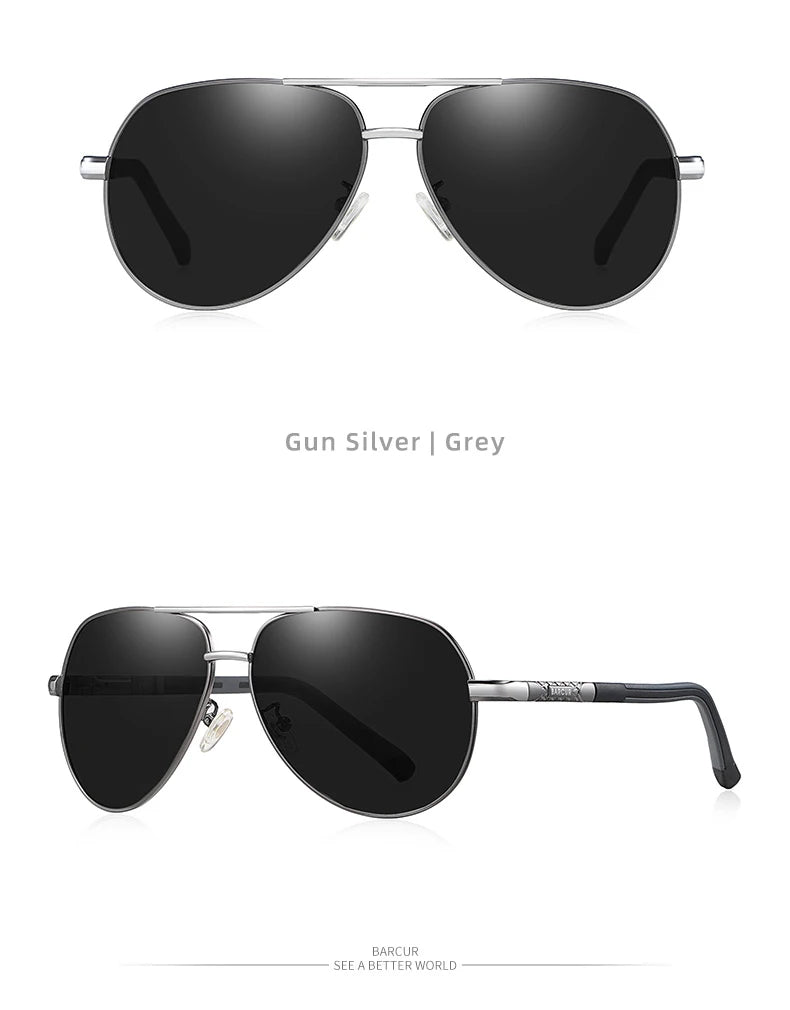 Vintage Men’s Driving Glasses - Polarized Traditional Shape Sunglasses For Men