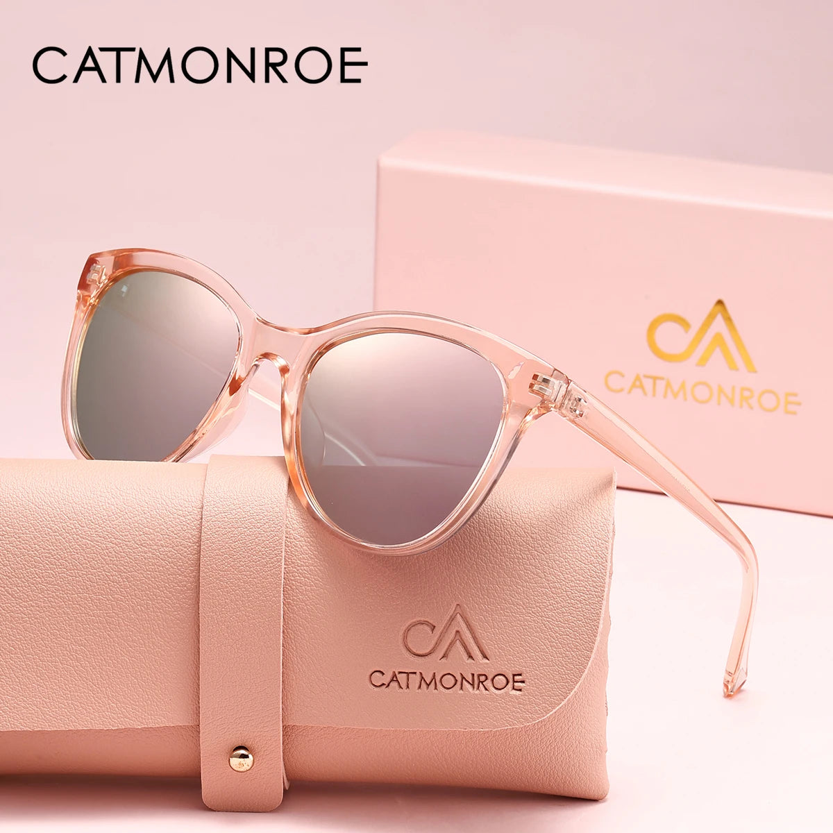 Women’s Cat Eye Style Sunglasses With Polarized Lenses And UV Sunlight Protection