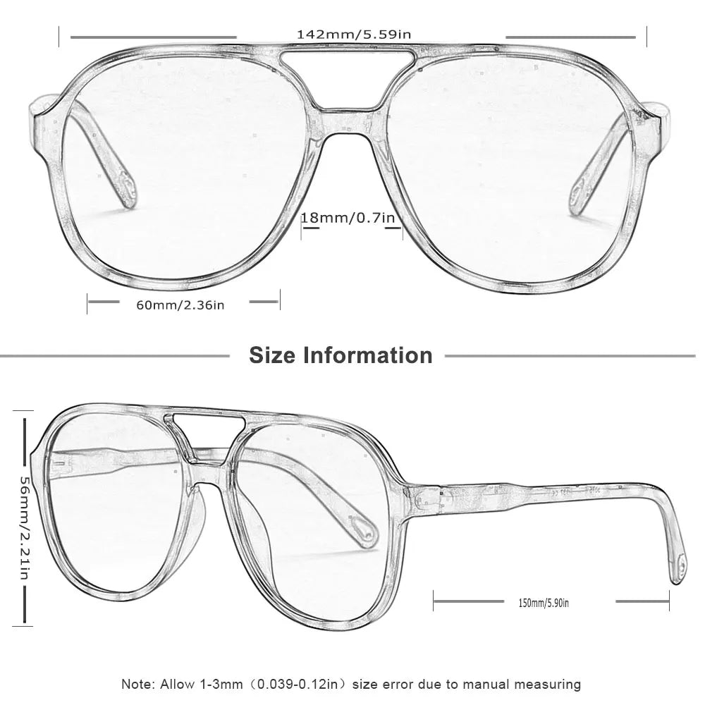 Women’s Retro Polarized Sunglasses - Square UV Protected Lenses