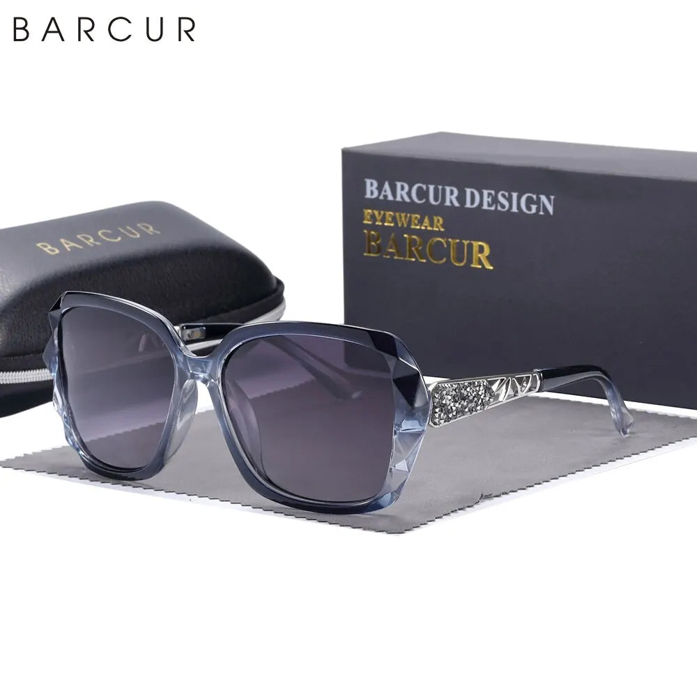 BARCUR Original Sunglasses Women Polarized Elegant Design For Ladies Gradient Sun Glasses for Women Female Eyewear Accessory