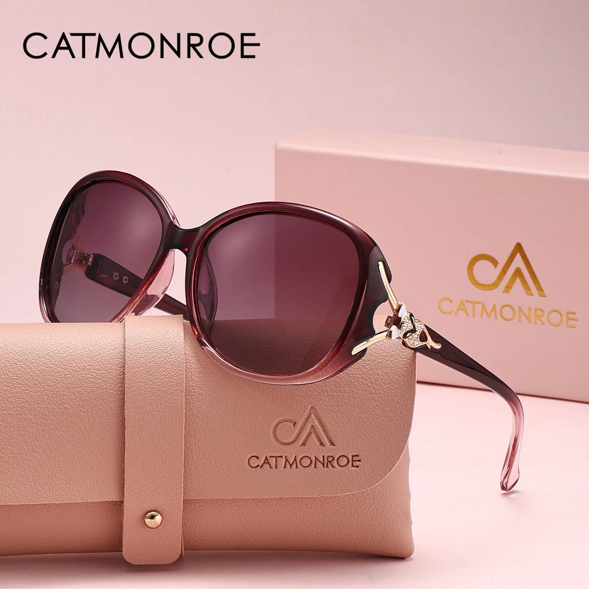 Luxury Women’s UV400 Polarized Sunglasses With Gradient Lenses