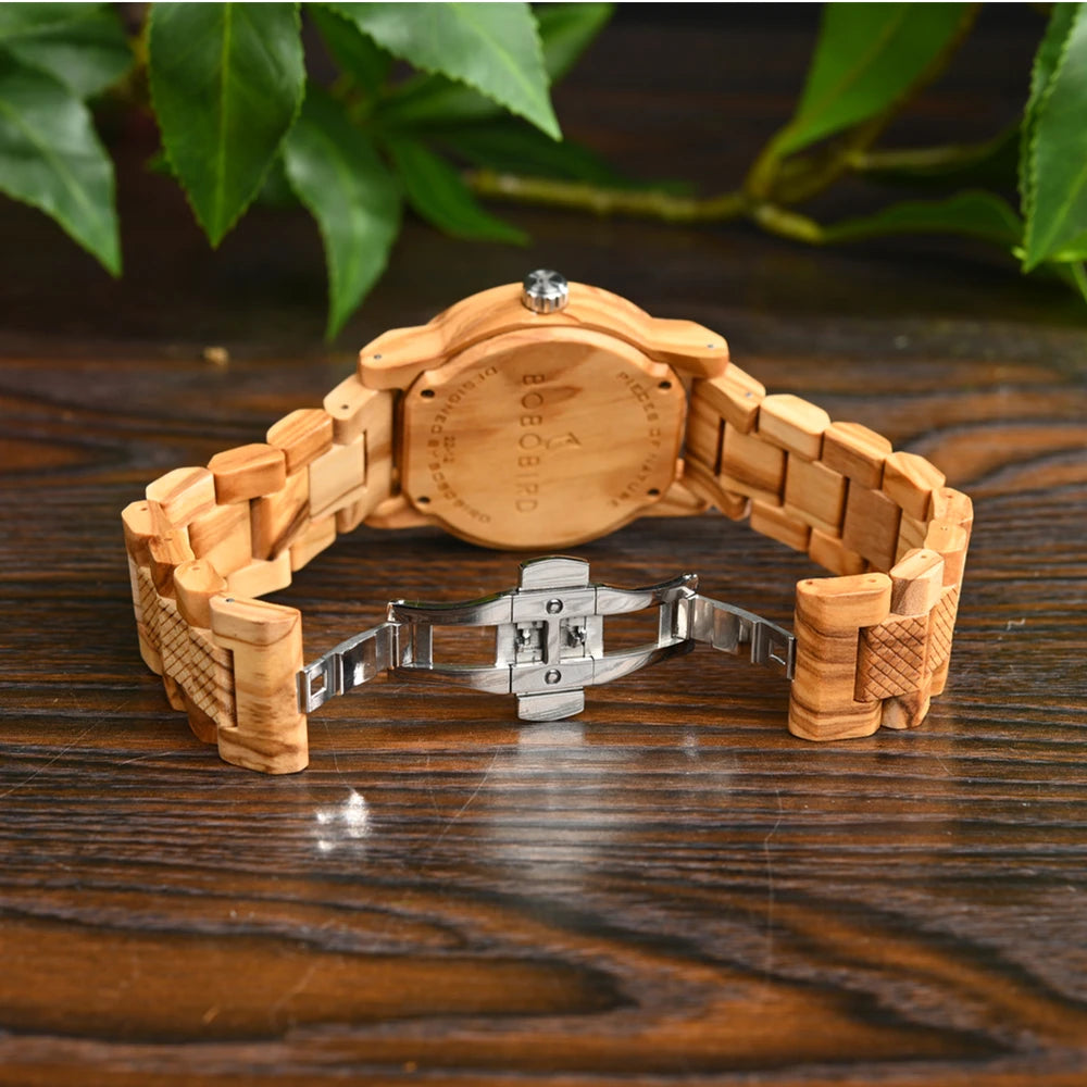 Casual Wooden Watch for Men - Classic Analog Wristwatch For Men