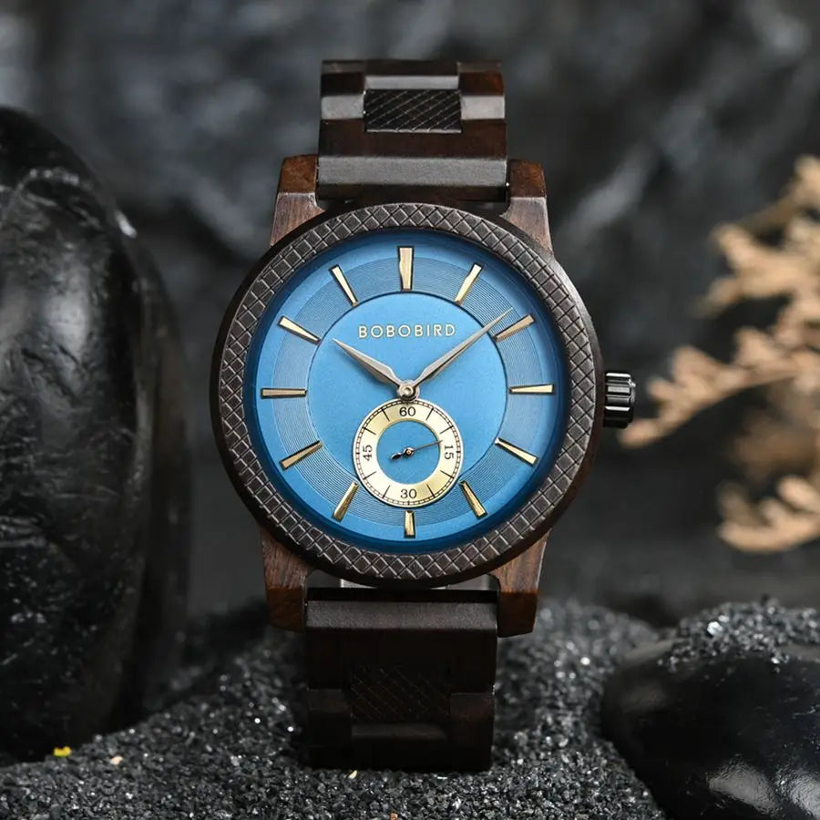 Casual Wooden Watch for Men - Classic Analog Wristwatch For Men